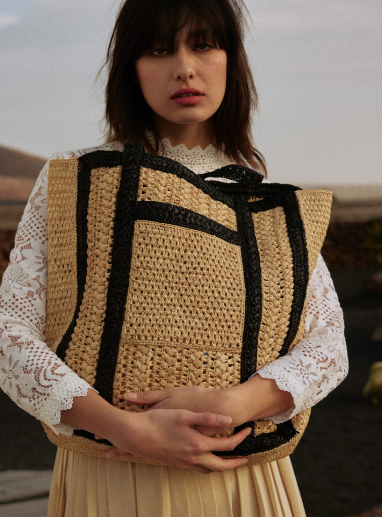 tote bag en raphia